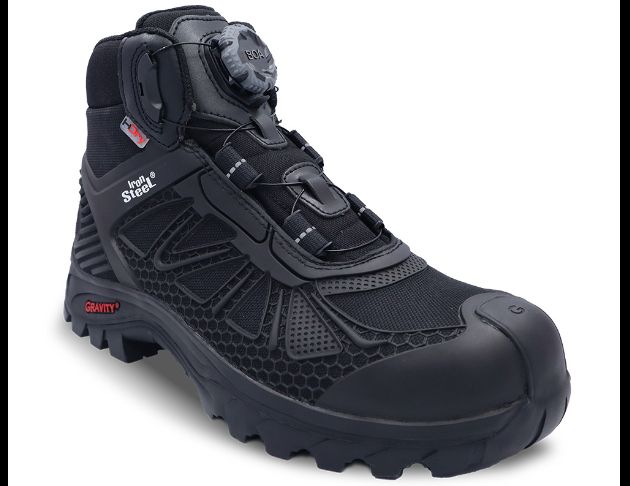 泰坦靴 T1 Titanium防水BOA快旋鈕抗靜電安全鞋 2